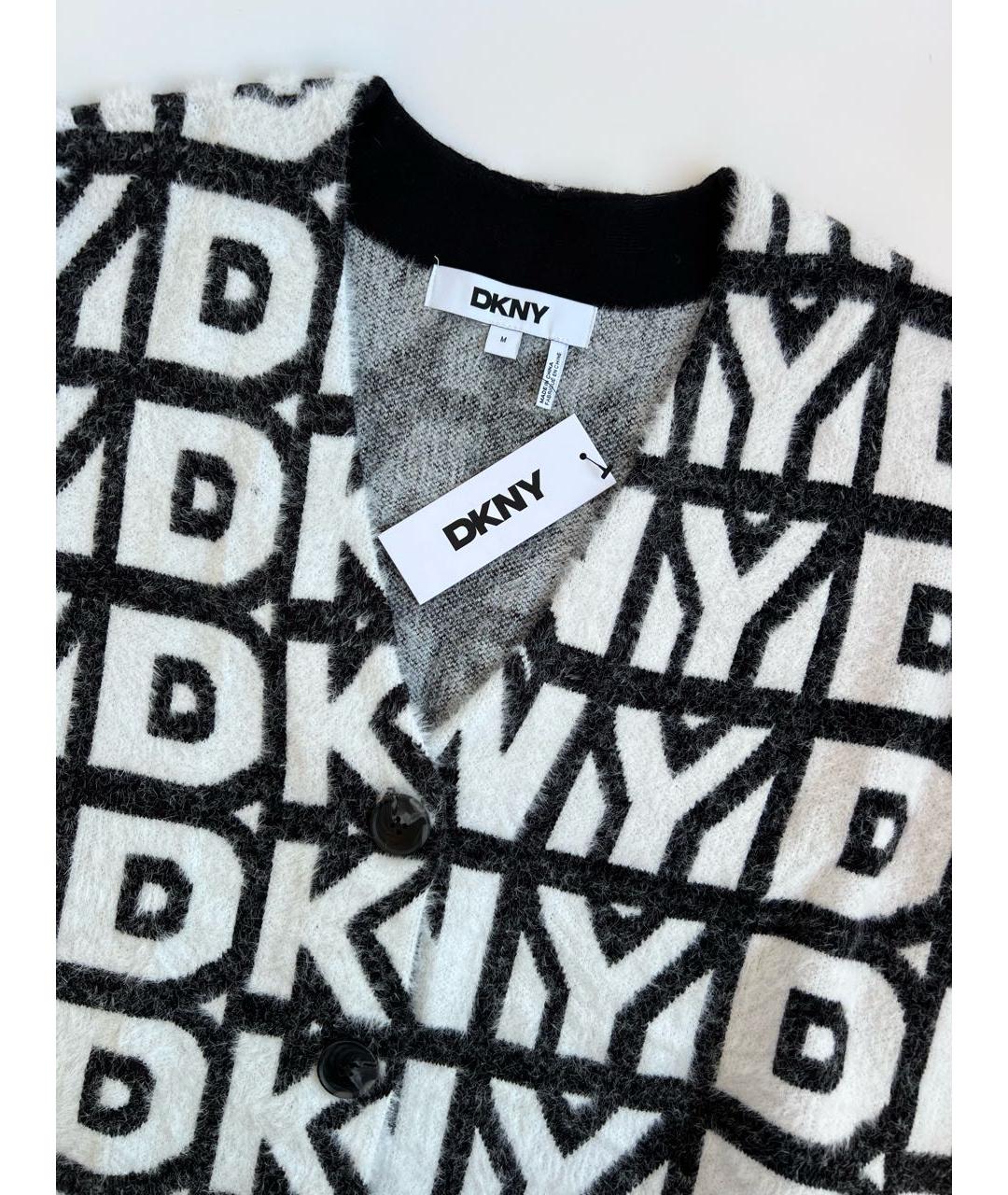 DKNY Белый полиамидовый кардиган, фото 5