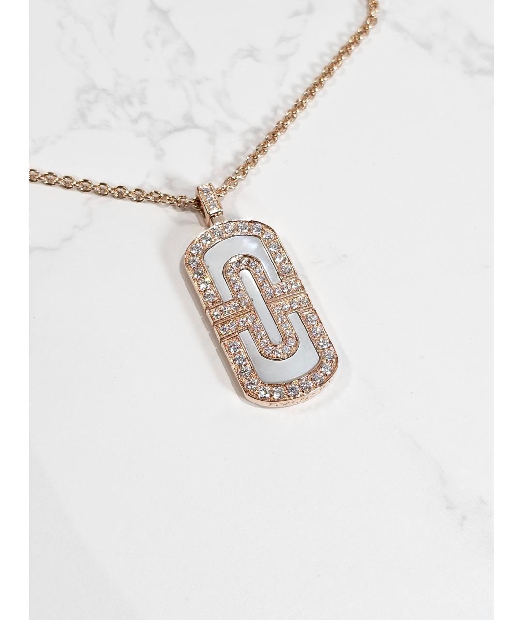 BVLGARI Золотое колье из розового золота, фото 2