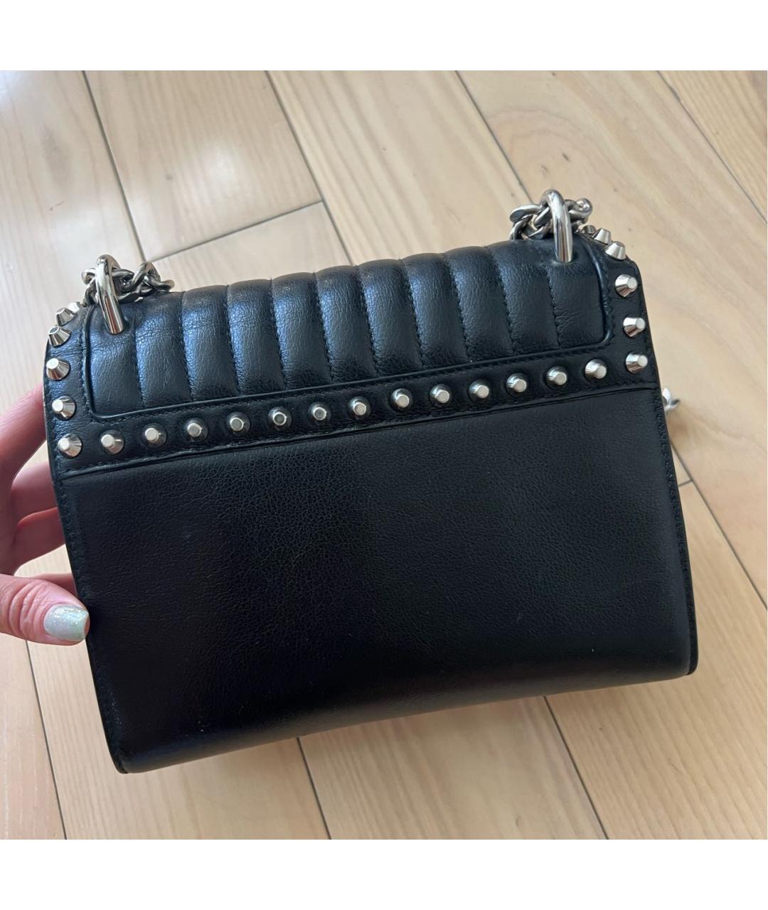 PRADA Черная кожаная сумка через плечо, фото 3