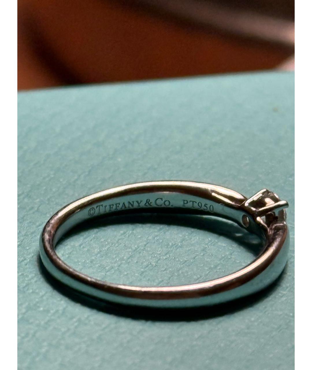 TIFFANY&CO Серебряное платиновое кольцо, фото 2