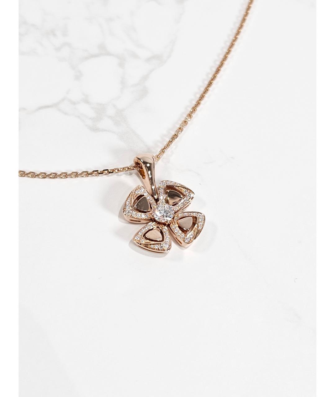 BVLGARI Золотое колье из розового золота, фото 2