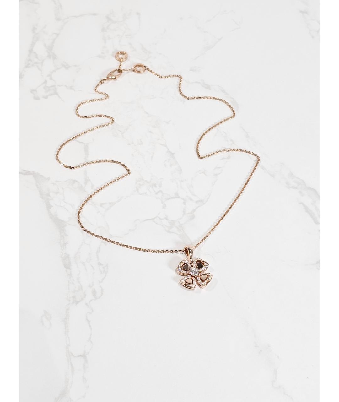 BVLGARI Золотое колье из розового золота, фото 4