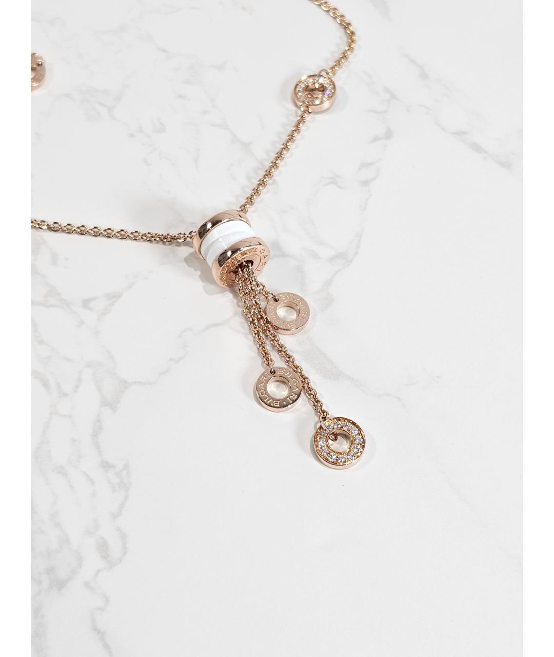BVLGARI Золотое колье из розового золота, фото 2
