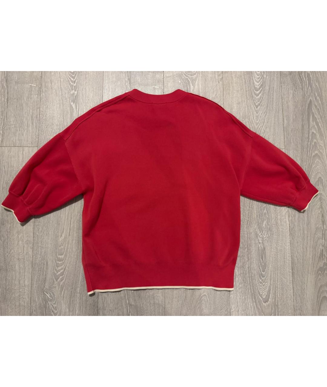 ELISABETTA FRANCHI Розовый хлопковый джемпер / свитер, фото 2