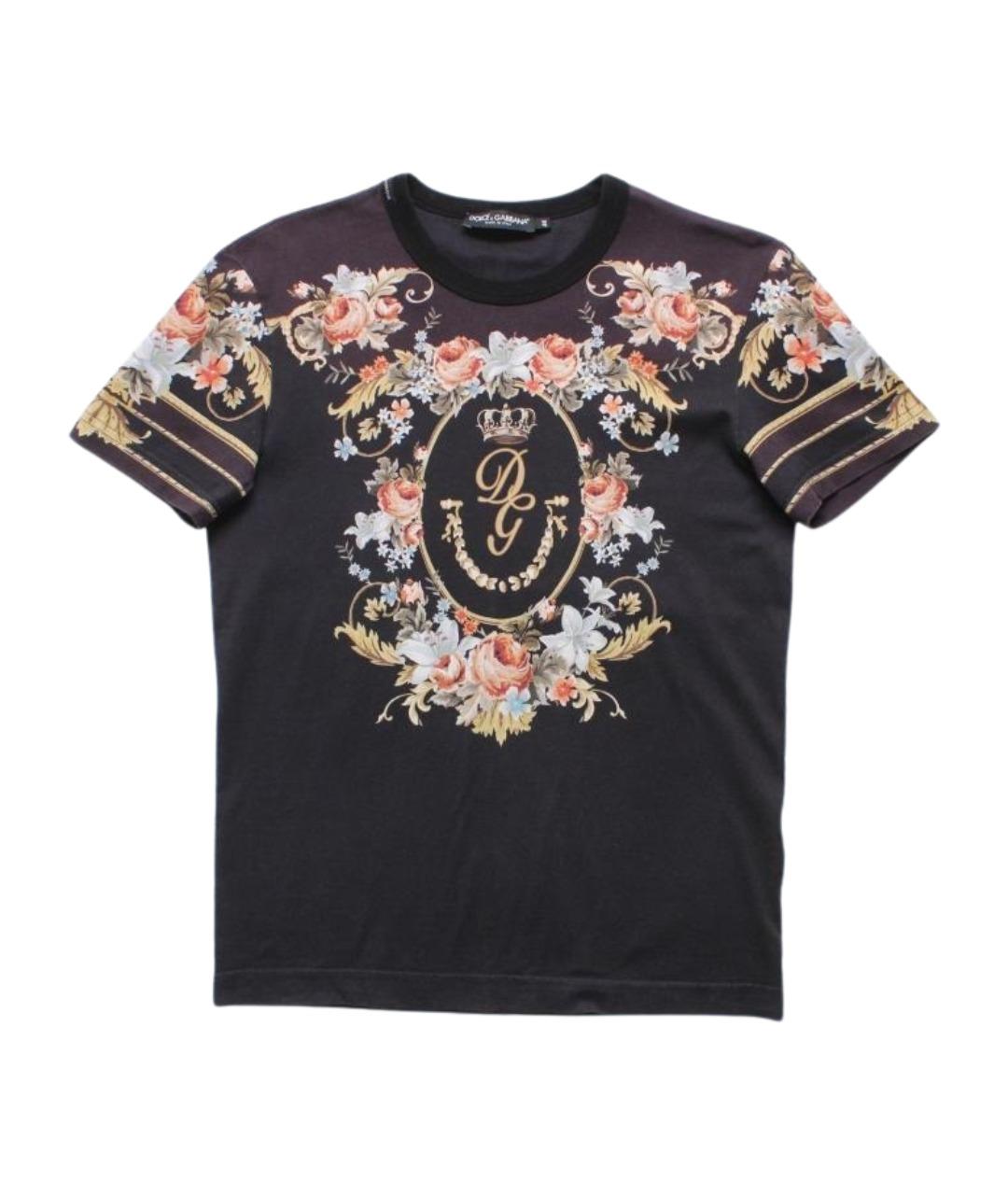 DOLCE&GABBANA Мульти хлопковая футболка, фото 1