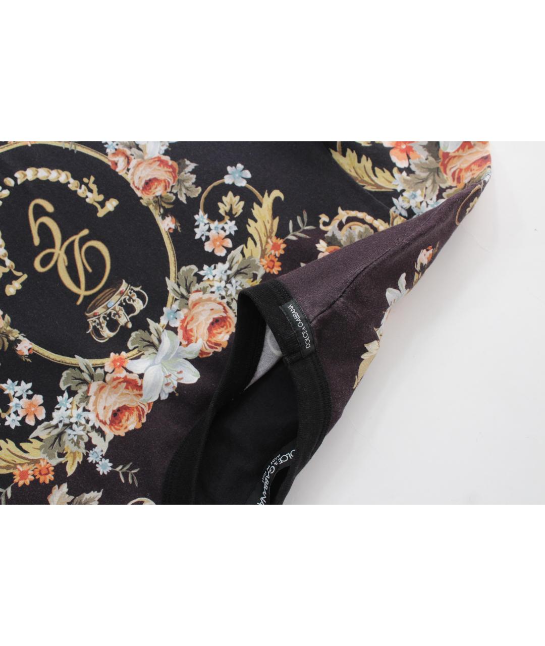 DOLCE&GABBANA Мульти хлопковая футболка, фото 6