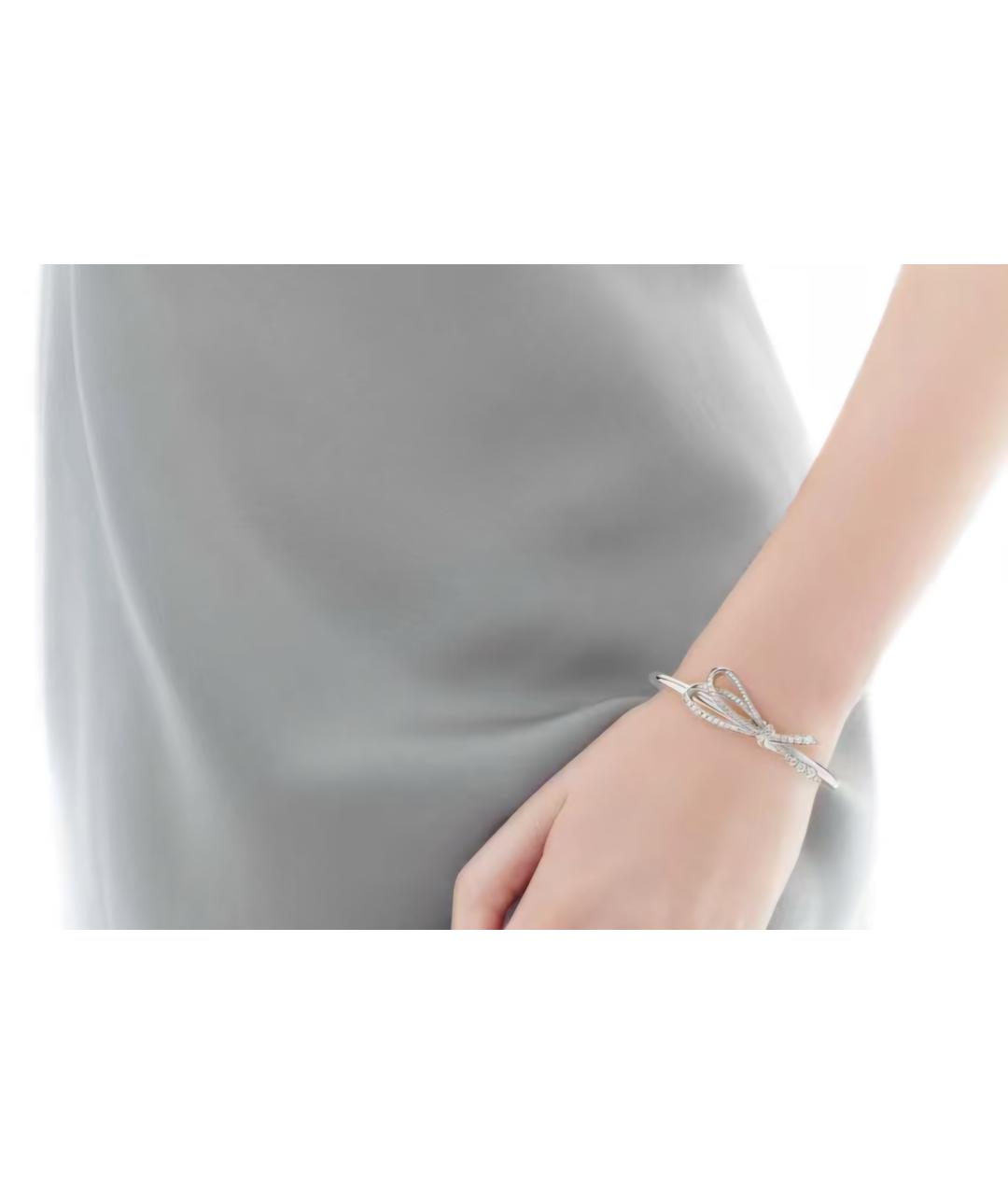 TIFFANY&CO Серебрянный браслет из белого золота, фото 4