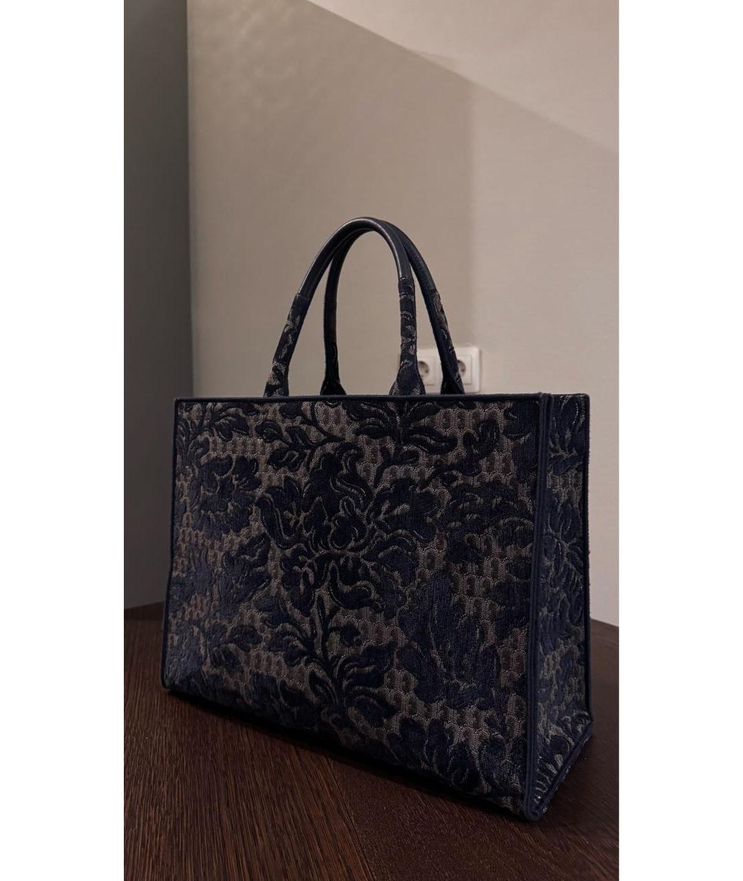 FURLA Темно-синяя сумка тоут, фото 3