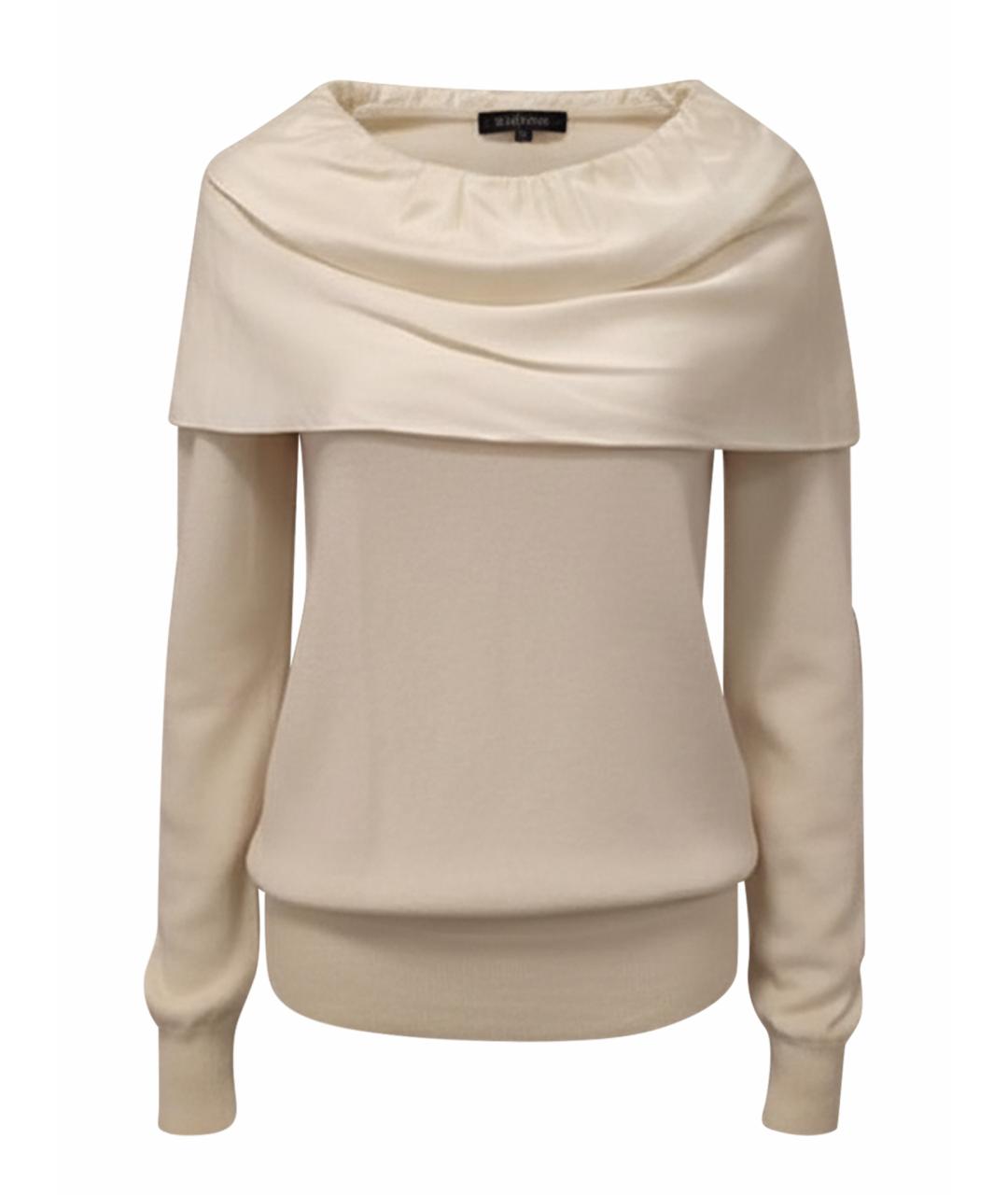 DOLCE&GABBANA Бежевый кашемировый джемпер / свитер, фото 1