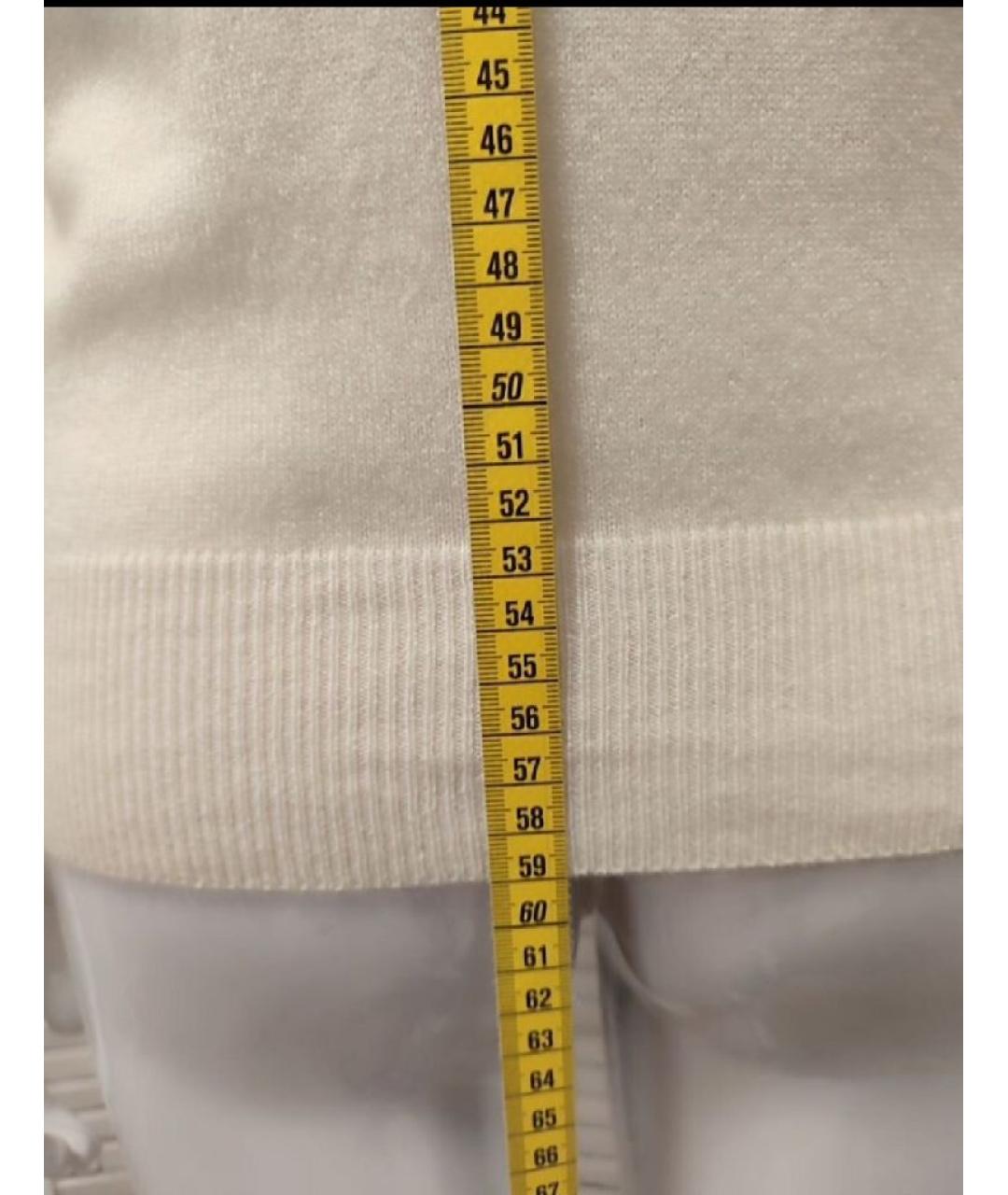 DOLCE&GABBANA Бежевый кашемировый джемпер / свитер, фото 8