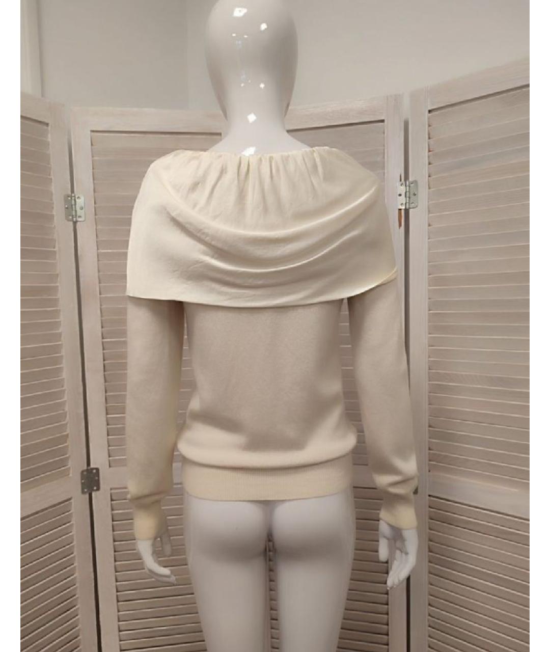 DOLCE&GABBANA Бежевый кашемировый джемпер / свитер, фото 2