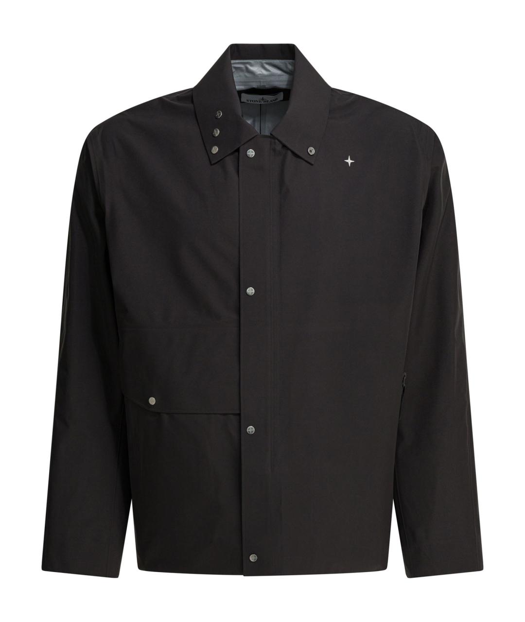 STONE ISLAND Серая полиэстеровая куртка, фото 1