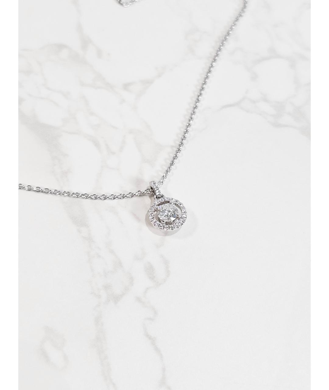 DE BEERS Серебряная подвеска из белого золота, фото 3