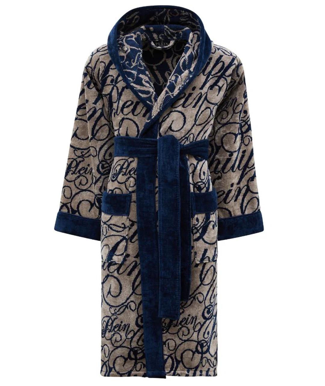 PHILIPP PLEIN Темно-синий халат, фото 1