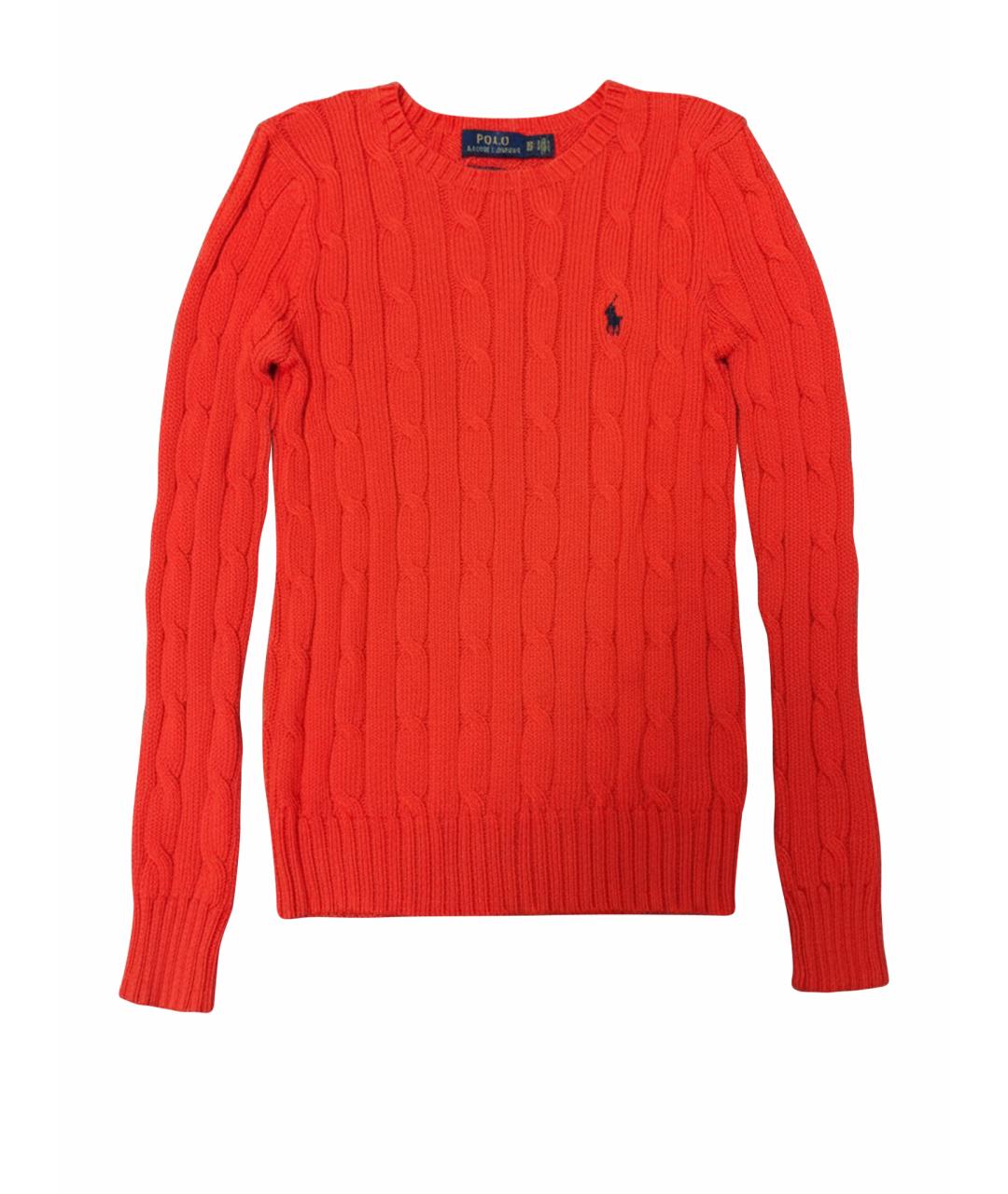 POLO RALPH LAUREN Красный хлопковый джемпер / свитер, фото 7