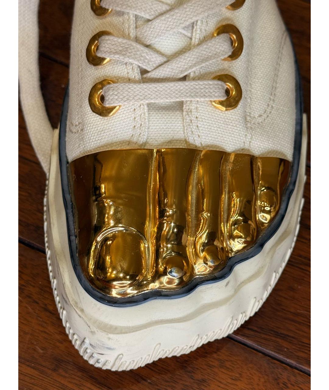 SCHIAPARELLI Белые текстильные кеды, фото 6