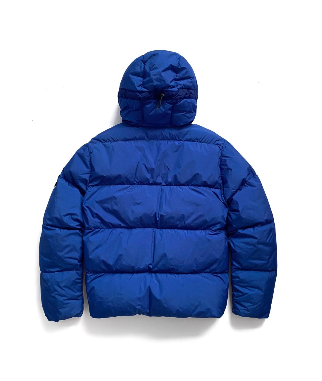 STONE ISLAND Синий полиэстеровый пуховик, фото 2