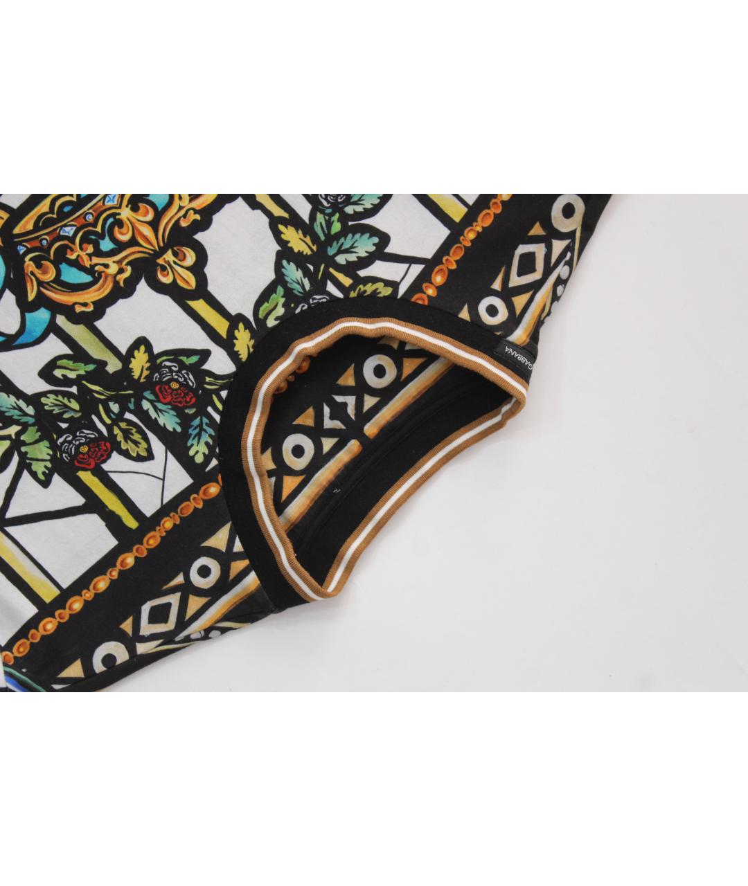 DOLCE&GABBANA Мульти хлопковая футболка, фото 7