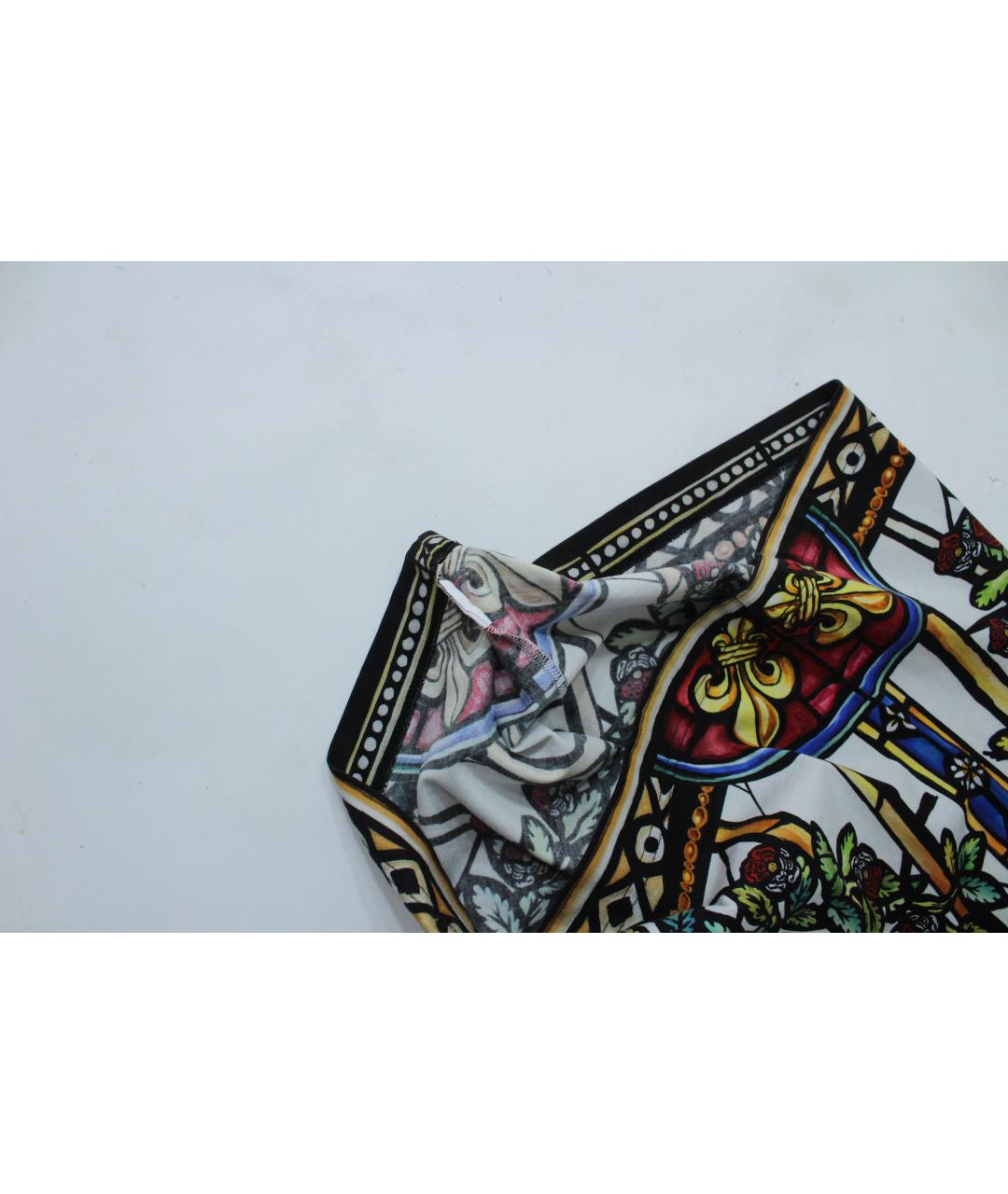 DOLCE&GABBANA Мульти хлопковая футболка, фото 9