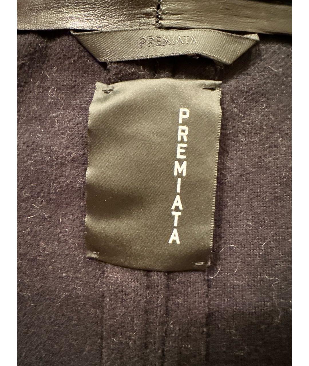 PREMIATA Черная кожаная куртка, фото 3