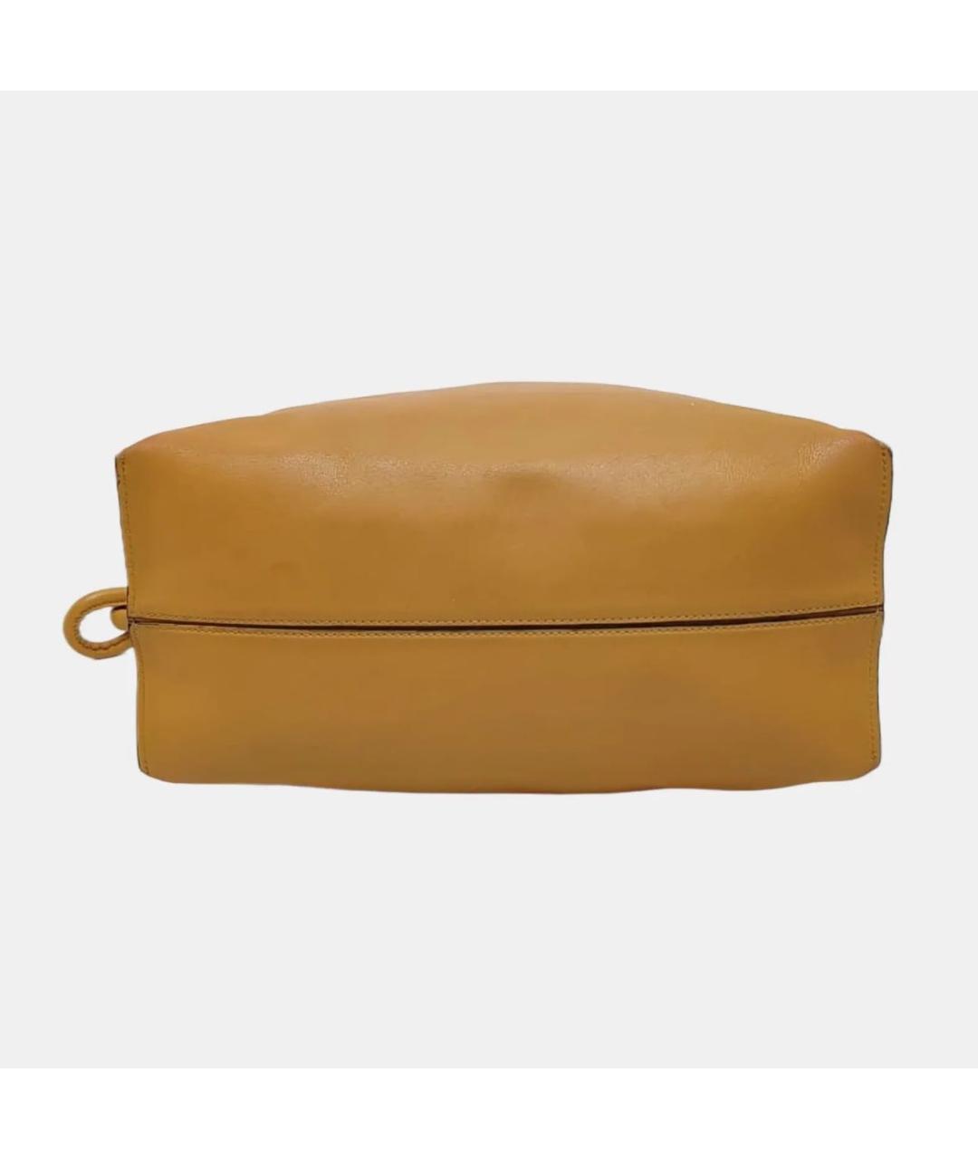 LOEWE Бежевая кожаная сумка через плечо, фото 7