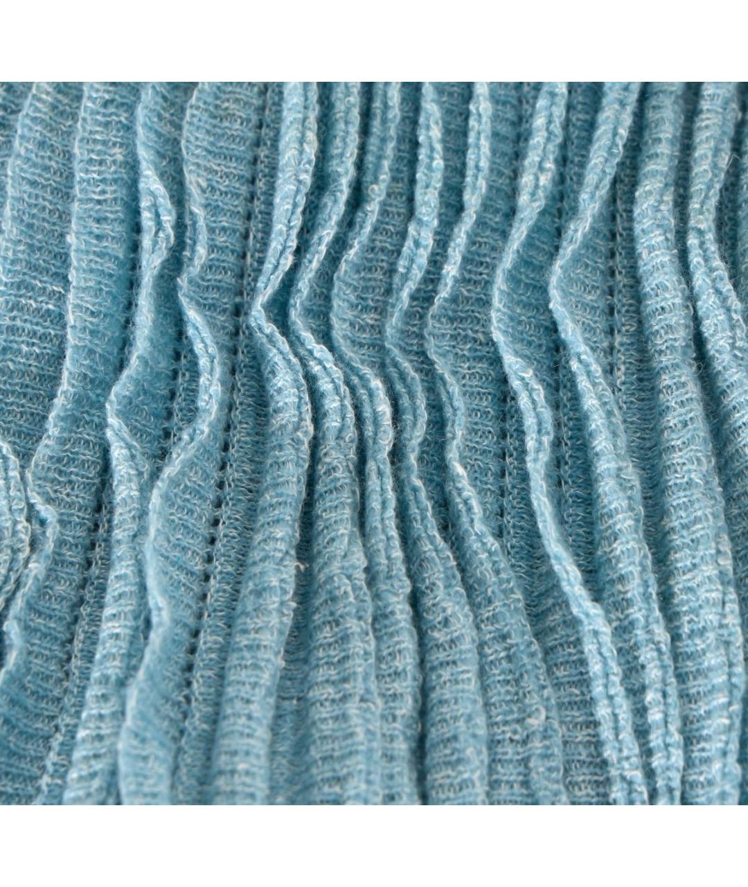 CHANEL Голубое кашемировое повседневное платье, фото 4