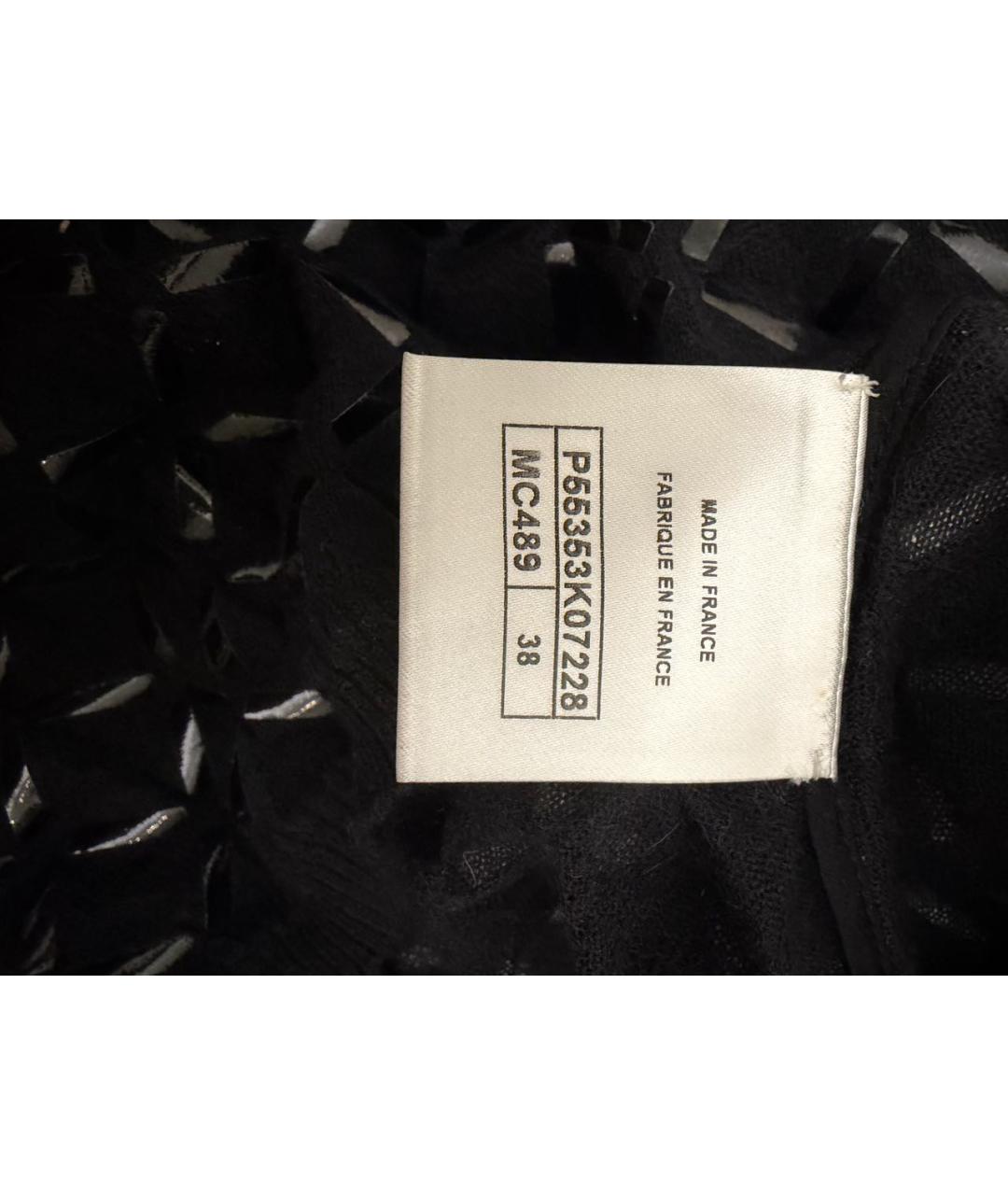 CHANEL Черный шерстяной джемпер / свитер, фото 4