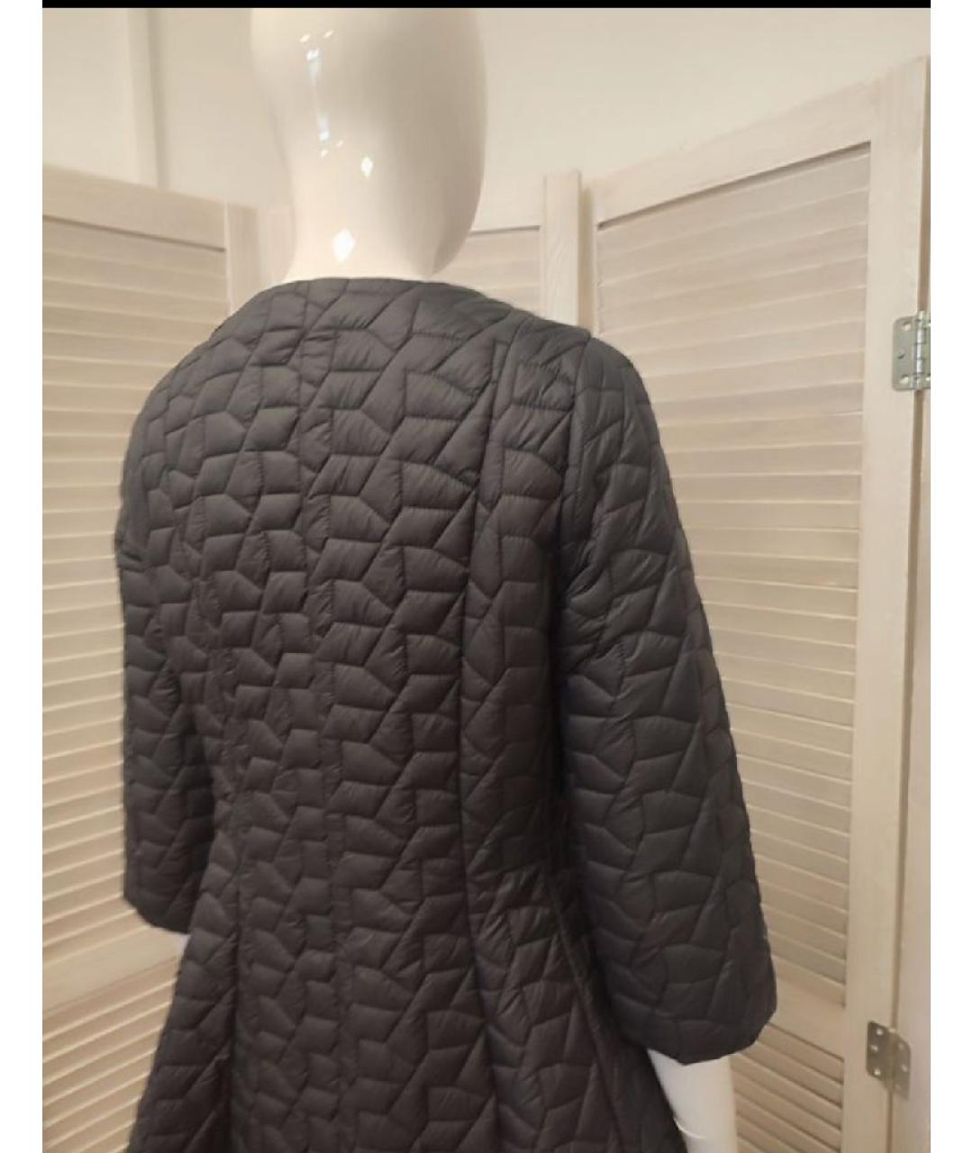 MAX&CO Черное полиамидовое пальто, фото 7