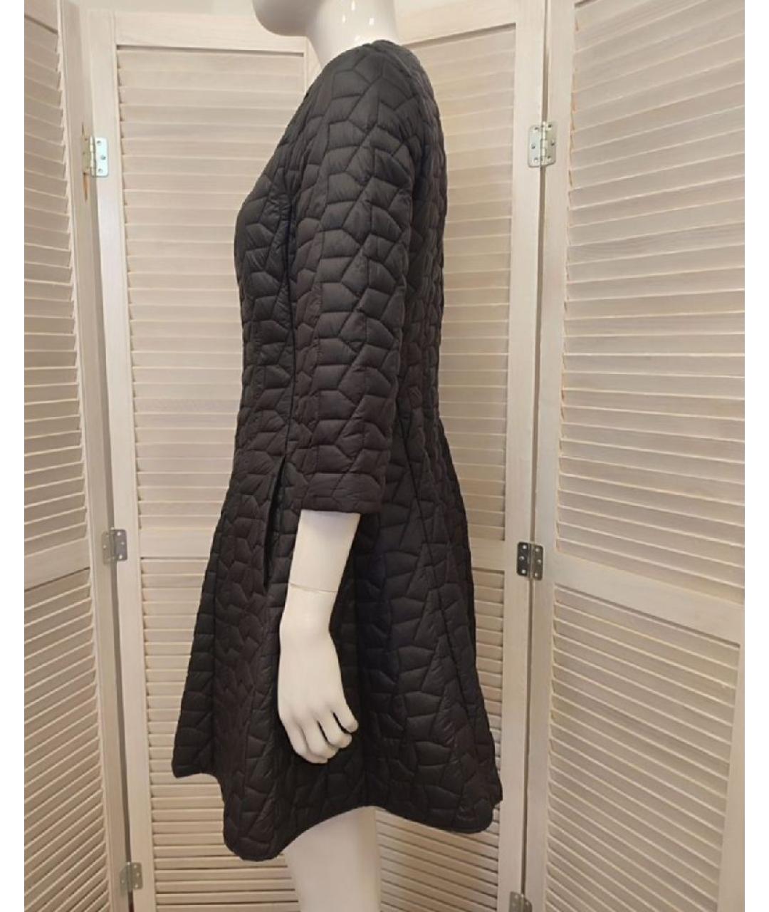 MAX&CO Черное полиамидовое пальто, фото 5