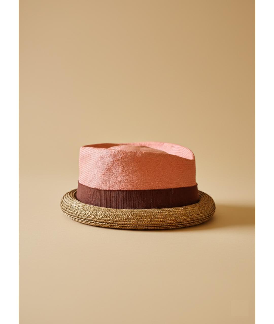 KENZO Розовая соломенная шляпа, фото 2