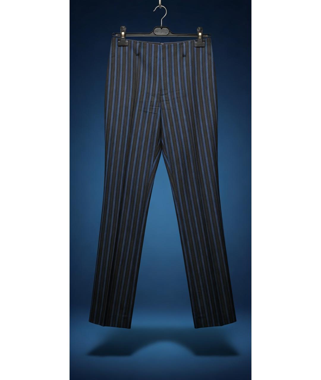 KENZO Синий шерстяной костюм с брюками, фото 2