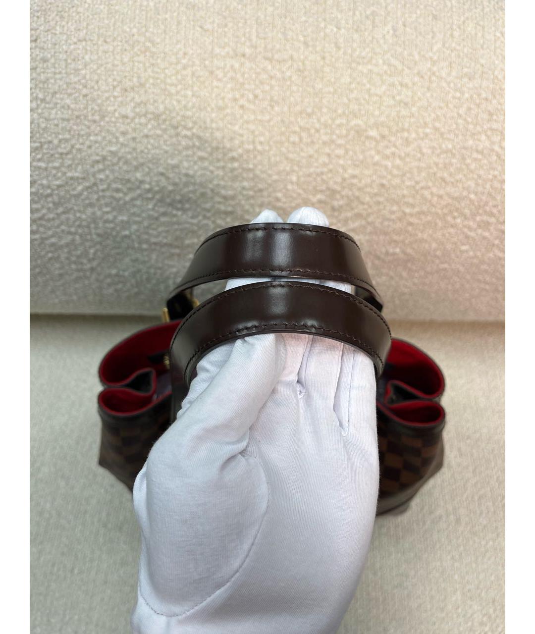 LOUIS VUITTON Коричневая сумка с короткими ручками, фото 7