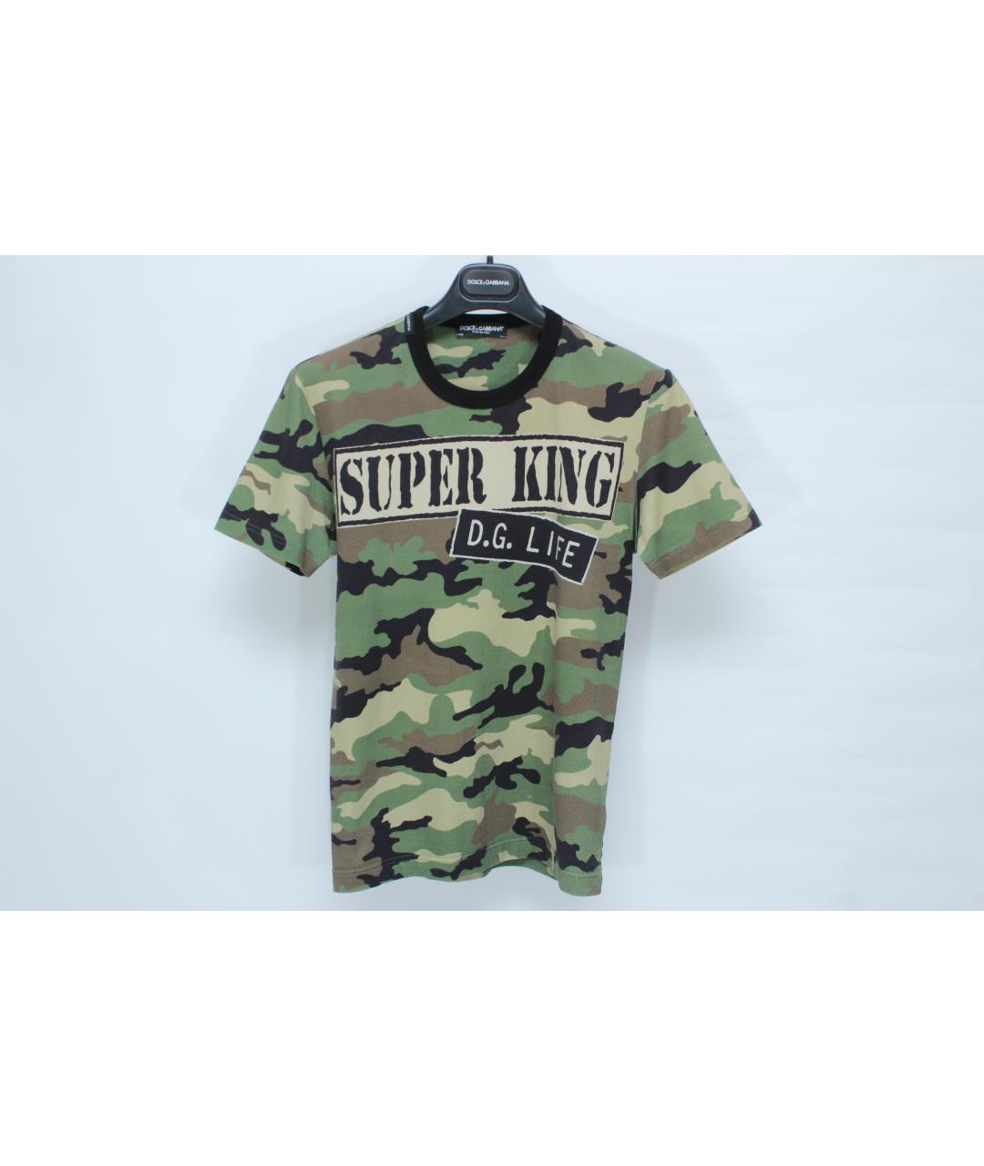 DOLCE&GABBANA Мульти хлопковая футболка, фото 10