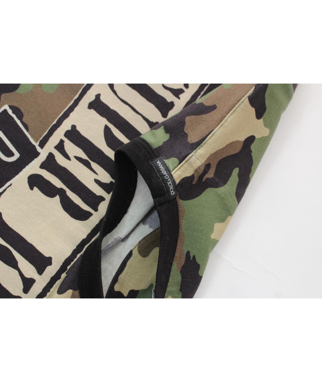 DOLCE&GABBANA Мульти хлопковая футболка, фото 7