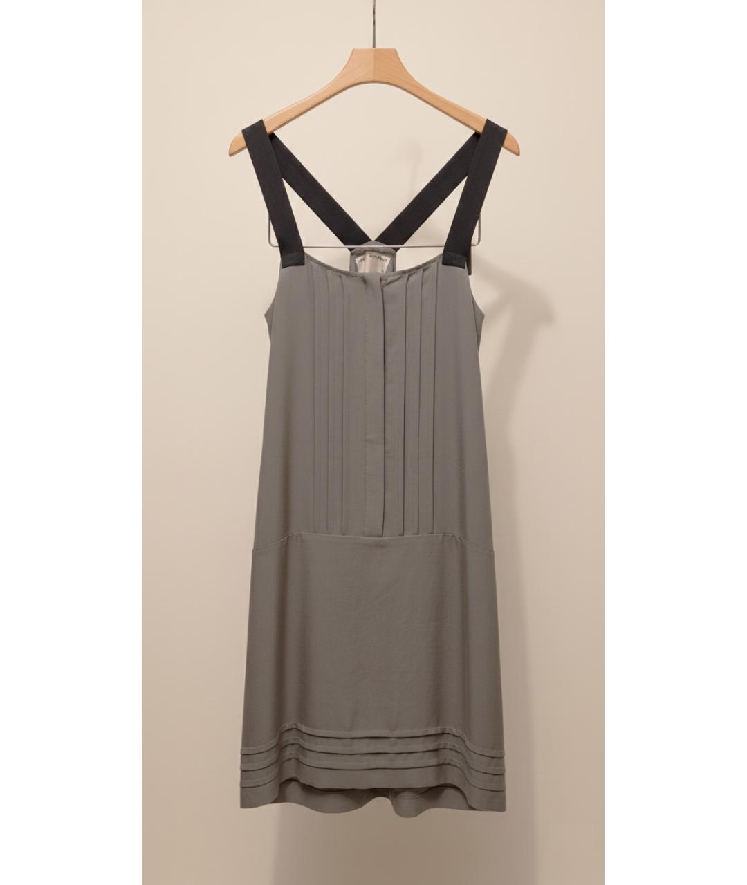 RAG & BONE Серый хлопковый сарафан, фото 5