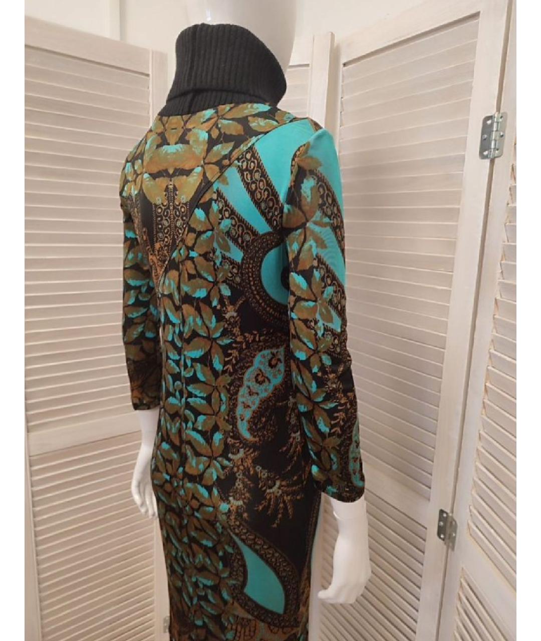 CAVALLI CLASS Мульти вискозное повседневное платье, фото 5