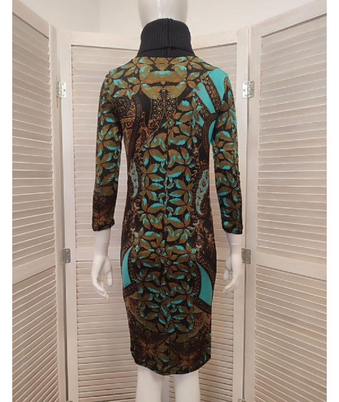 CAVALLI CLASS Мульти вискозное повседневное платье, фото 2