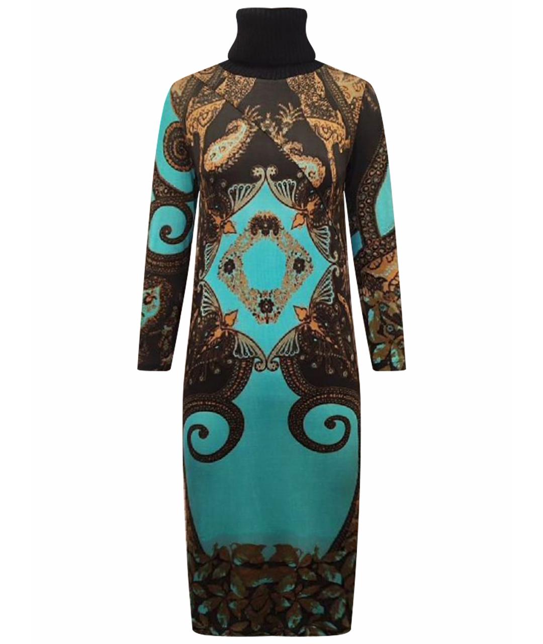 CAVALLI CLASS Мульти вискозное повседневное платье, фото 1