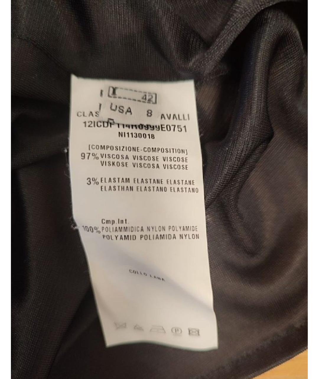 CAVALLI CLASS Мульти вискозное повседневное платье, фото 7