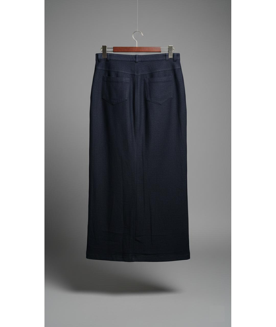 MAX&CO Синяя льняная юбка макси, фото 2