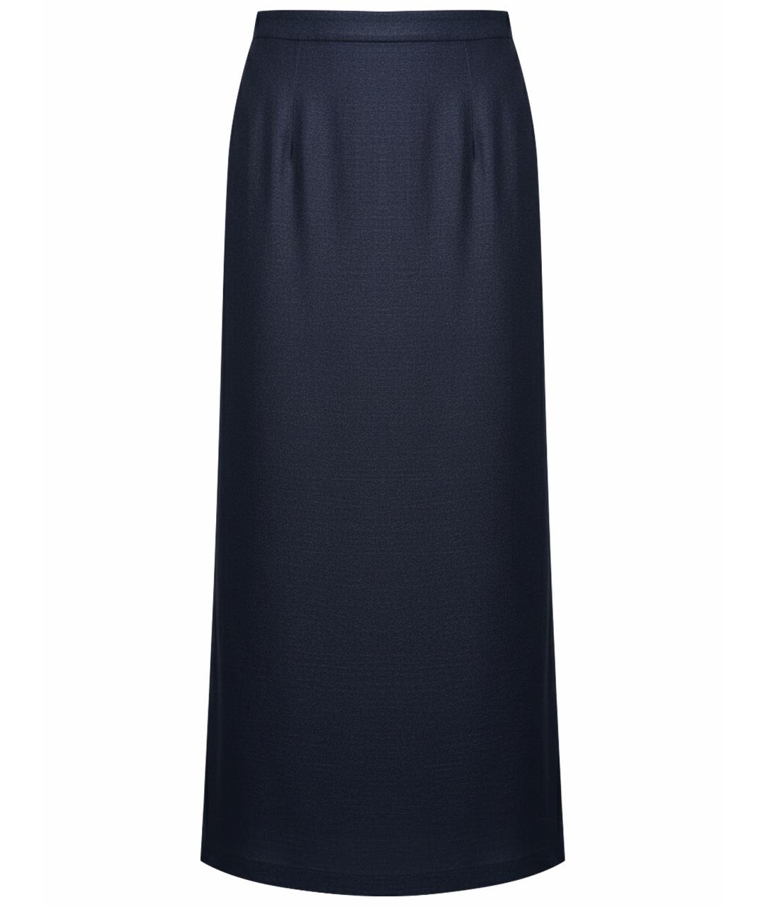 MAX&CO Синяя льняная юбка макси, фото 1