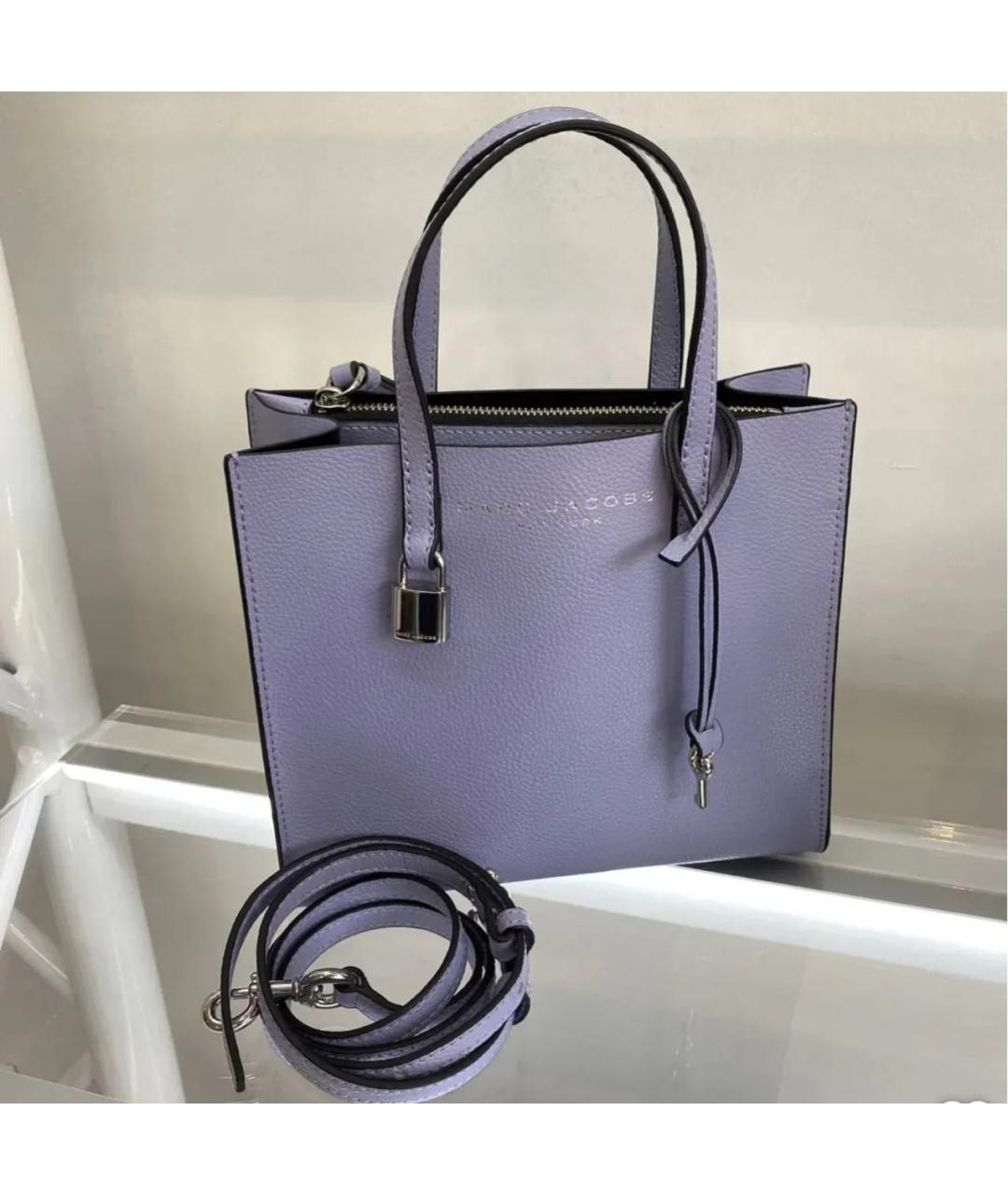 MARC JACOBS Фиолетовая кожаная сумка через плечо, фото 6