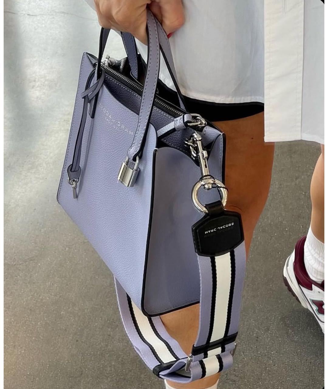 MARC JACOBS Фиолетовая кожаная сумка через плечо, фото 5