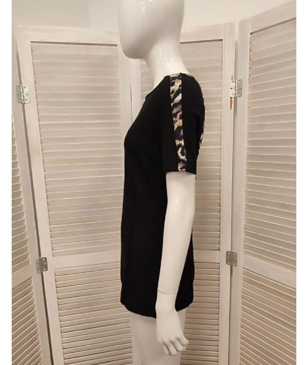 JUST CAVALLI Черная вискозная блузы, фото 4