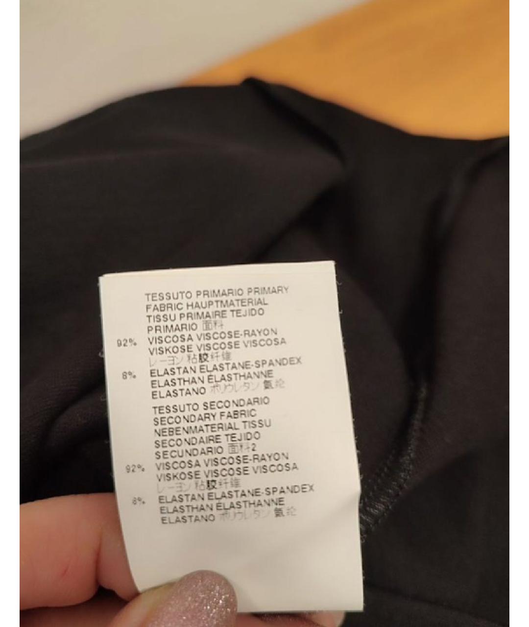 JUST CAVALLI Черная вискозная блузы, фото 6