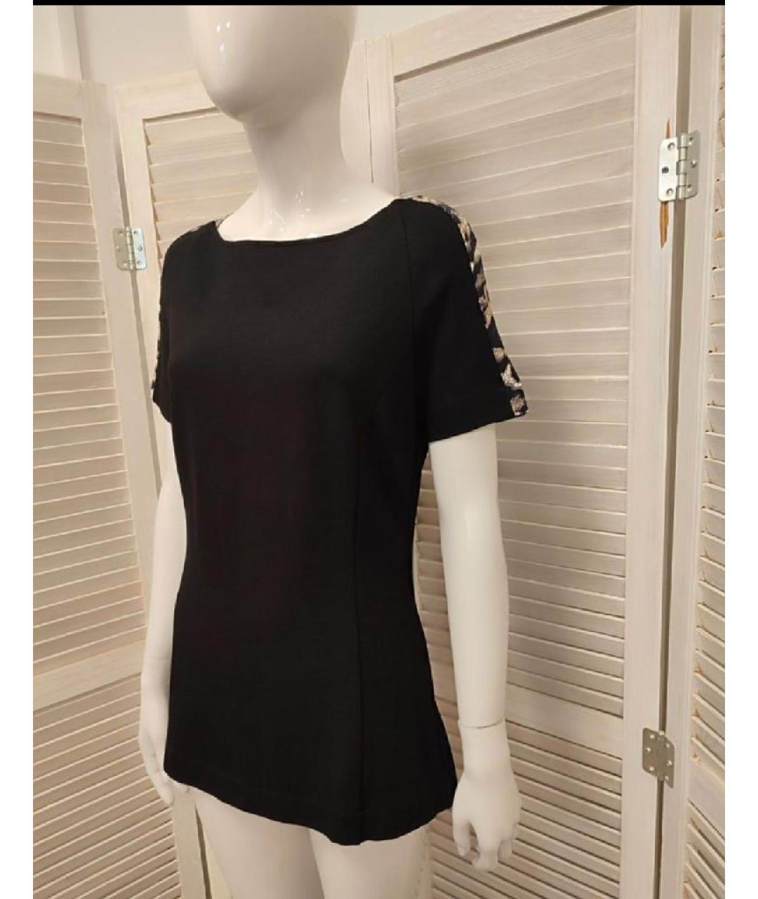 JUST CAVALLI Черная вискозная блузы, фото 7