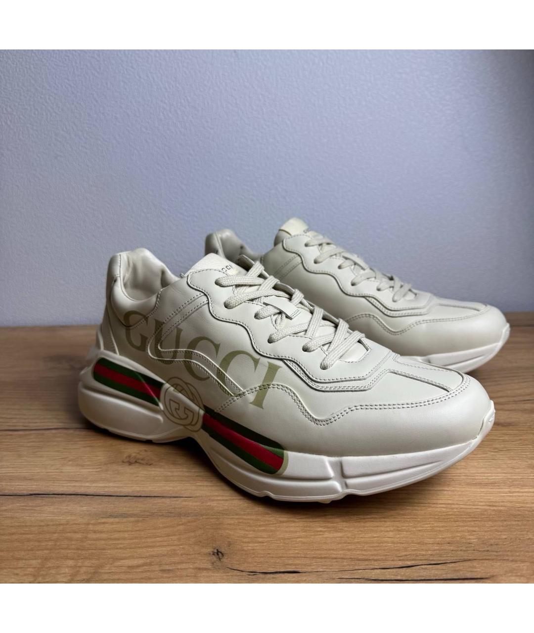 GUCCI Низкие кроссовки / кеды, фото 4