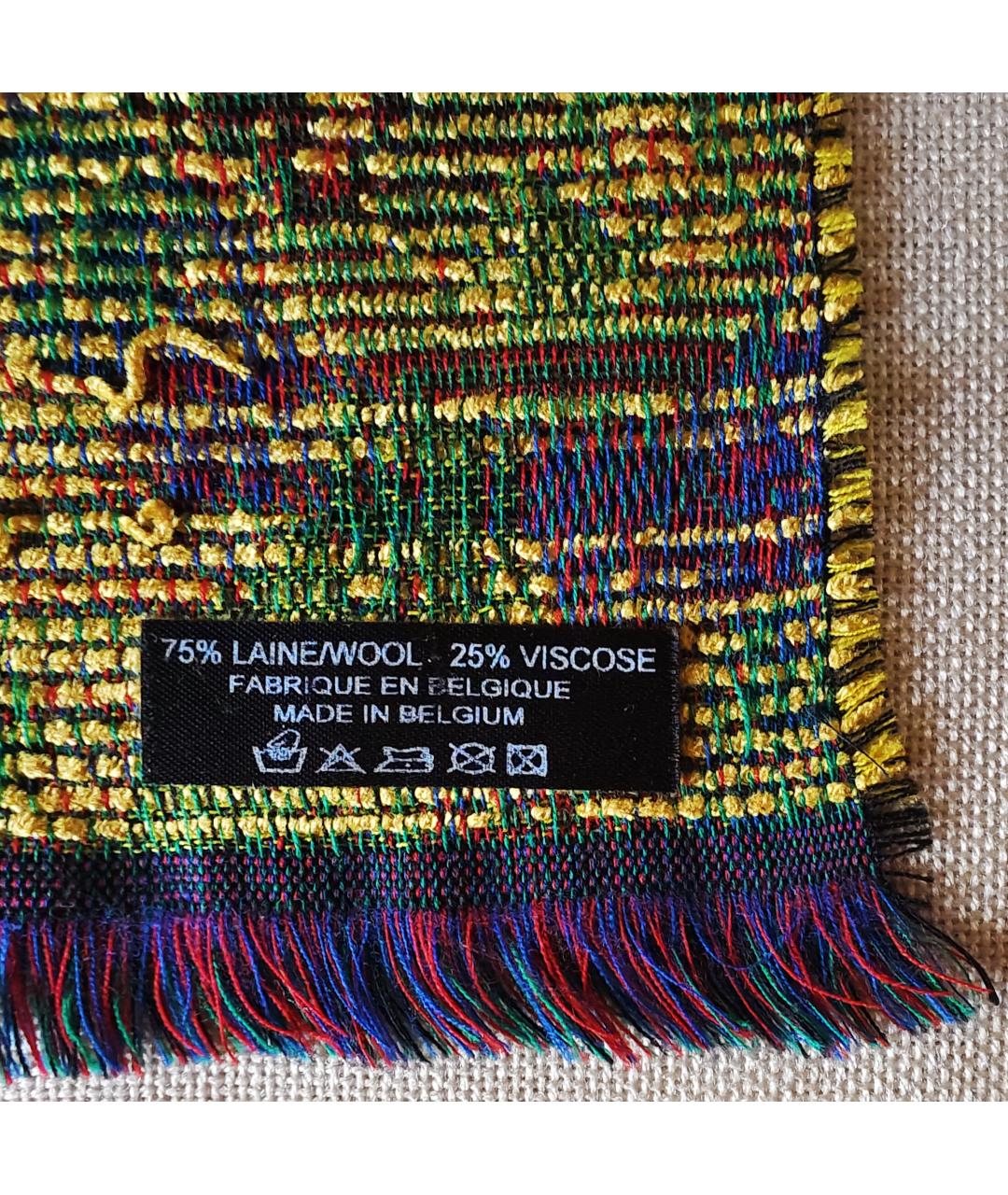 KENZO Мульти шерстяной шарф, фото 4