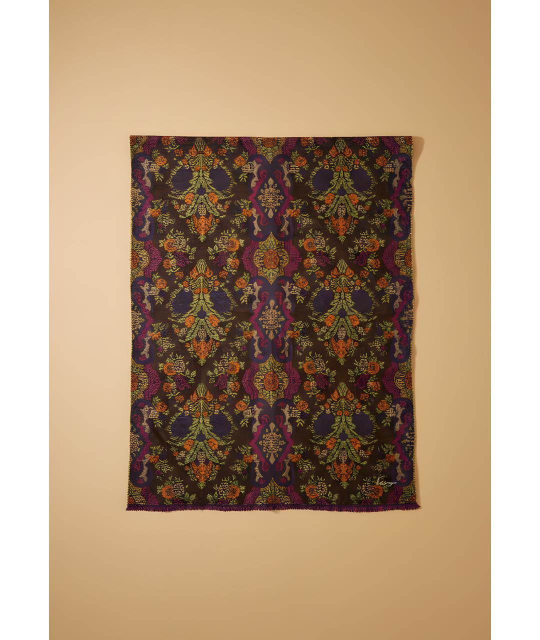 KENZO Мульти шерстяной шарф, фото 5