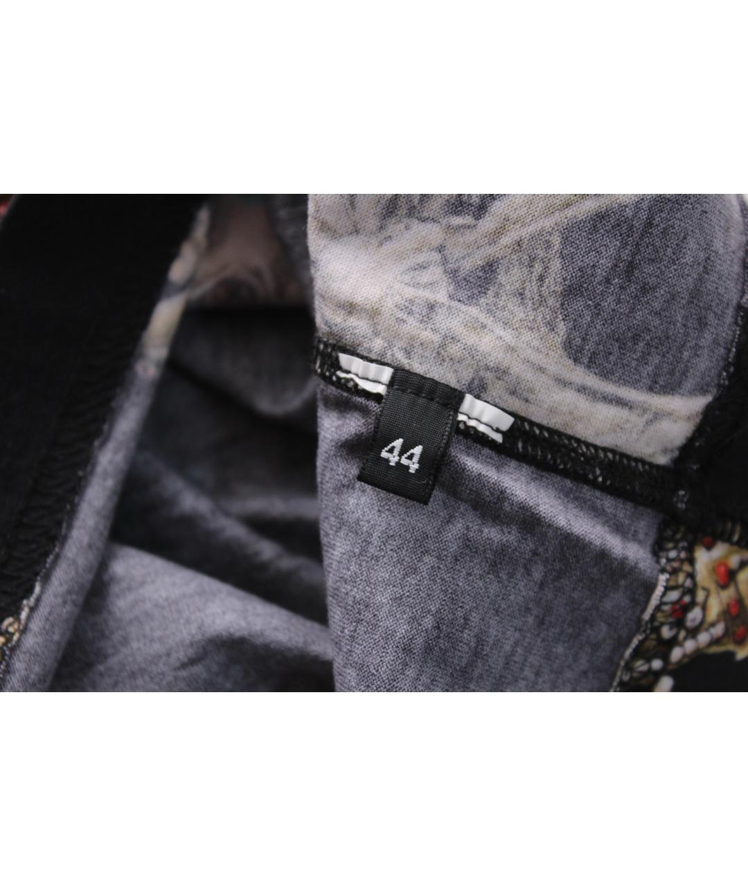 DOLCE&GABBANA Черная хлопковая футболка, фото 8